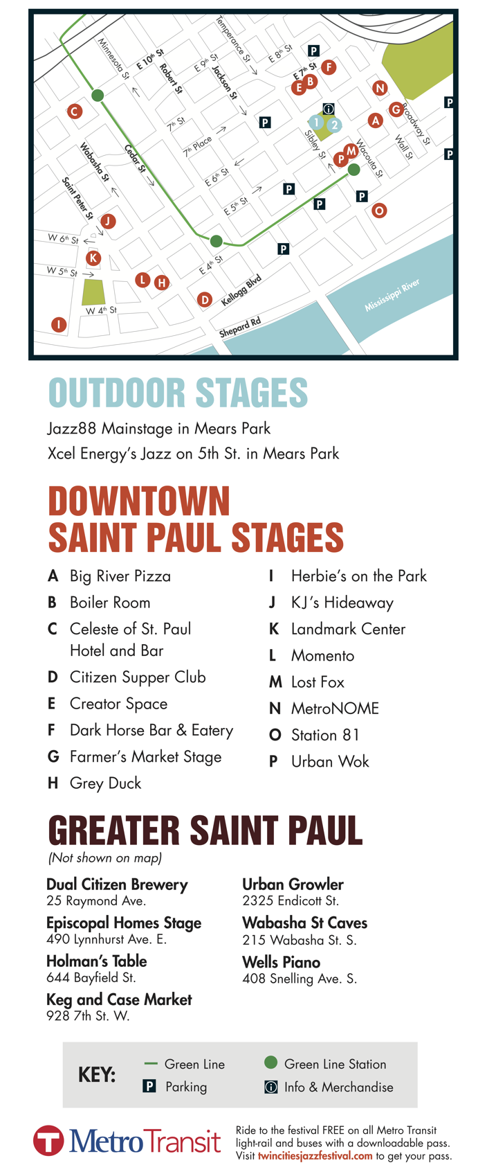 Getting to Mears Park Map